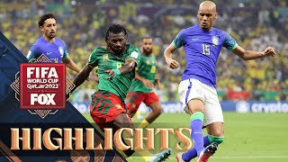 Cameroon vs Brazil Highlights  2022 FIFA World Cup [upl. by Benoite]