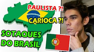 Português reage a sotaques do Brasil [upl. by Nell]