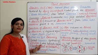 Class 28  Abscisic Acid  Introduction Function amp Application  Types of Plant Hormone Part 5 [upl. by Moncear190]