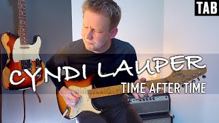 Cyndi Lauper  Time After Time  Guitar cover [upl. by Ahsemaj]