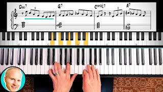 Jazz Piano in 20 Minutes Beginner Lesson [upl. by Terrena]