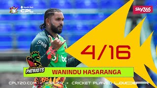 Wanindu Hasaranga get 4 WICKETS  CPL 2024 [upl. by Winny]