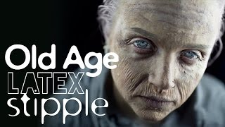 Old Age Latex Stipple Makeup Tutorial [upl. by Kissee]