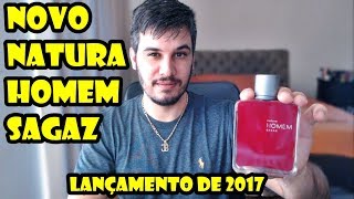 Resenha NATURA HOMEM SAGAZ  Novo perfume da Natura [upl. by Bang424]