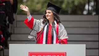 Boston University Commencement 2018 Student Speaker Yasmin Younis [upl. by Gall]