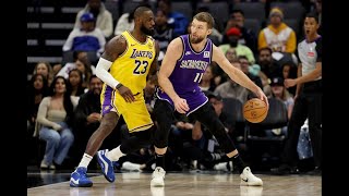 Sacramento Kings fall to the Los Angeles Lakers at home  Highlights [upl. by Elfrida897]