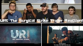 URI  The Surgical Strike  Vicky Kaushal  Yami Gautam  Trailer ReactionReview Americans [upl. by Yelram]