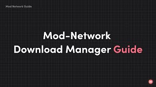 Mod Network Download Manager Guide [upl. by Ahsener730]