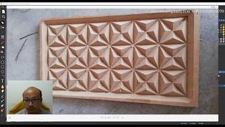 ArtCAM 2018 tutorial Make 3D brick pattern with 2D tool path [upl. by Dryfoos619]