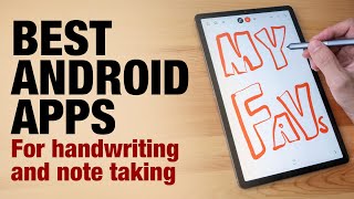 Best Android Apps for Handwriting and Note Taking [upl. by Eisac]