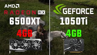 RX 6500 XT vs GTX 1050 Ti Test in 8 Games [upl. by Dinsdale]