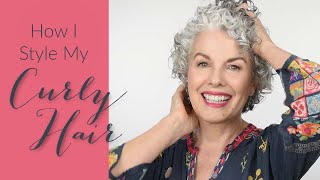 KerryLou’s Curly Hair Routine – Define curl tame frizz and add volume [upl. by Vivyan]