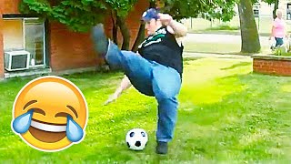 FUNNIEST FAILS amp BLOOPERS IN FOOTBALL TRY NOT TO LAUGH [upl. by Aisiat]