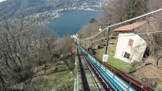 Funicolare di Como  Funicular [upl. by Lahsiv]