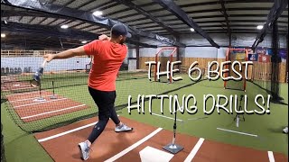 Top 6 Hitting Drills for Players of ALL Ages Baseball Hitting Drills That Really Work [upl. by Mirielle]