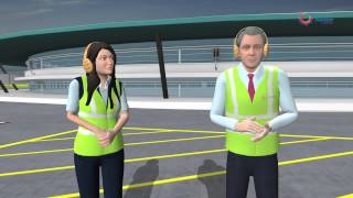 Aircraft Marshalling and Push back Procedure [upl. by Atnas]