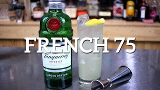 French 75 Gin Cocktail Recipe [upl. by Grayce]