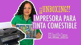 ¡¡Unboxing Impresora para Tinta Comestible 🖨😱 [upl. by Babette]