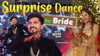 😮Surprise Dance Performance by GROOM at Shikha sangeet  raanjhanasong [upl. by Sallyanne101]