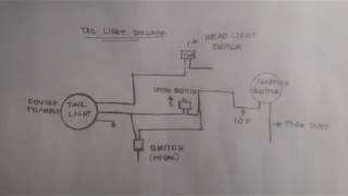 tail light diagram [upl. by Ahseikan792]