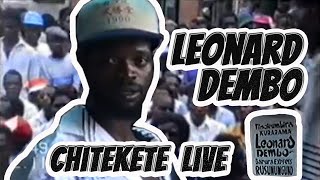 Leonard Dembo  Chitekete Live Performance ft Innocent Mjintu [upl. by Kaliope636]