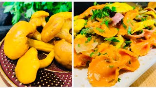 Wild Chanterelles Mushrooms  How to cook Wild Chanterelles [upl. by Seessel]