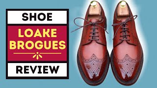 LOAKE 1880 BROGUE SHOE REVIEW  BIRKDALE 1880 WINGTIP BROGUES [upl. by Agle]