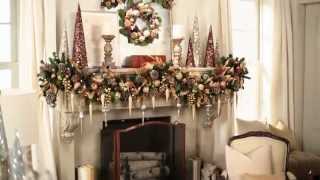 How to Decorate a Mantel for Christmas [upl. by Vacuva721]