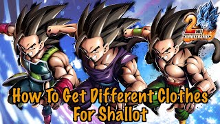 HOW TO GET OUTFITS FOR SHALLOT   DRAGON BALL LEGENDS [upl. by Waters580]