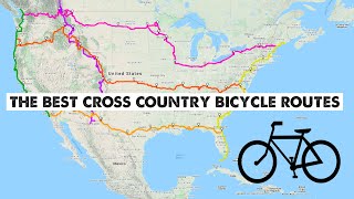 How To Choose a Bicycle Route Across the USA [upl. by Ailad597]