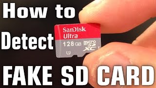 How to Detect Fake SD Card Easily [upl. by Toogood838]