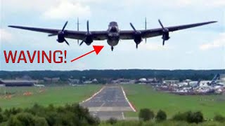 🇬🇧 Goosebumps As Glorious Sounding WW2 Lancaster Bomber Takes off With Spitfire Lead [upl. by Lotson]