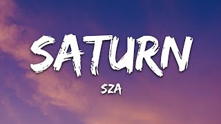 SZA  Saturn Lyrics [upl. by Eemia]