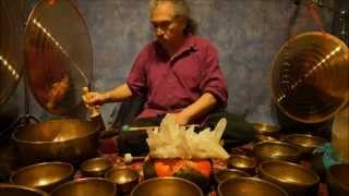 Crystal Chakra Meditation with Antique Tibetan Singing Bowls [upl. by Accemahs]