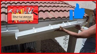 Como Instalar Canaletas de vinil o pvc para aguas lluvias  How to Install Gutters [upl. by Ara]