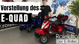 Rolektro EQuad Vierrad Seniorenmobil EScooter ERoller  Alle Infos rund um Ihr Elektromobil [upl. by Brooke858]