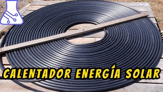 Energía Solar Calentador de Agua con Tubo de Riego Panel Solar Térmico Energía Renovable ☀️ [upl. by Elsinore]