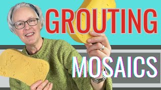 HOW TO GROUT A MOSAIC  A step by step guide to grouting mosaics [upl. by Eek576]