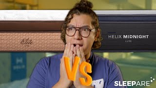 Helix Twilight Elite VS Helix Midnight Luxe Mattress Review amp Comparison 2024 [upl. by Ciryl]