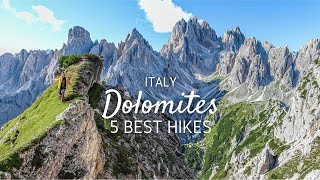 The 5 best hikes of the Dolomites in Italy [upl. by Malinda]