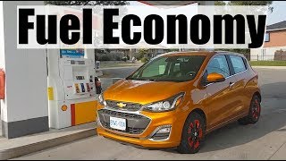 2021 Chevrolet Spark  Fuel Economy MPG Review  Fill Up Costs [upl. by Brewer213]