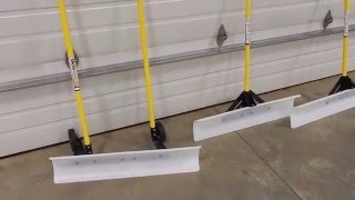 quotTHE SNOWPLOWquot Snow Shovel 48 inch amp 36 inch overview comparison [upl. by Nylrehc525]