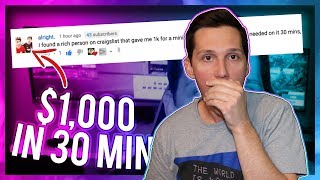 This Kid Made 1000 Dollars In 30 Minutes HERES HOW [upl. by Philo788]