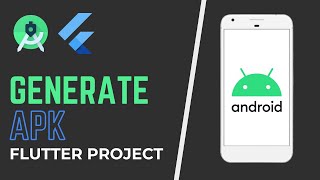 How to generate APK file in Flutter  Android Studio  LATEST  2021 [upl. by Pyszka]