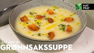 Enkel grønnsakssuppe  MatPrat [upl. by Lizzie]