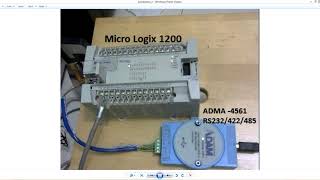 Micro Logix 1200 Fault LED Reset [upl. by Filler]