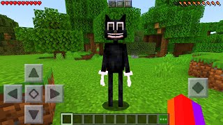 Minecraft PE  CARTOON CAT MOD In Minecraft Pocket EditionMCPE [upl. by Annuaerb751]