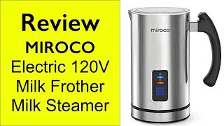 Review Miroco Milk Frother  How to make froth milk at home [upl. by Bertha82]