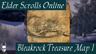 Bleakrock Treasure Map 1 Elder Scrolls Online ESO [upl. by Nnylamme]