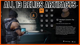 The Division 2 All Relics Artifacts Locations Division 2 Artifacts Collectibles [upl. by Davida]